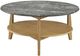 Coaster® Bradley Gray Coffee table with Natural Base-4