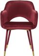 ACME Furniture Applewood Bordeaux Red Accent Chair-2