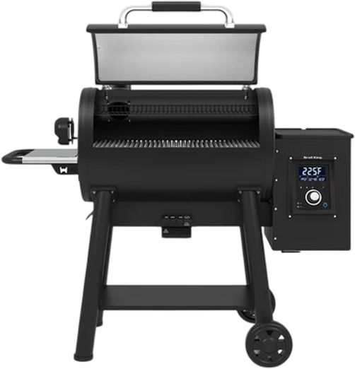 Broil King® Regal™ 400 25" Black Freestanding Wood Pellet Grill-1