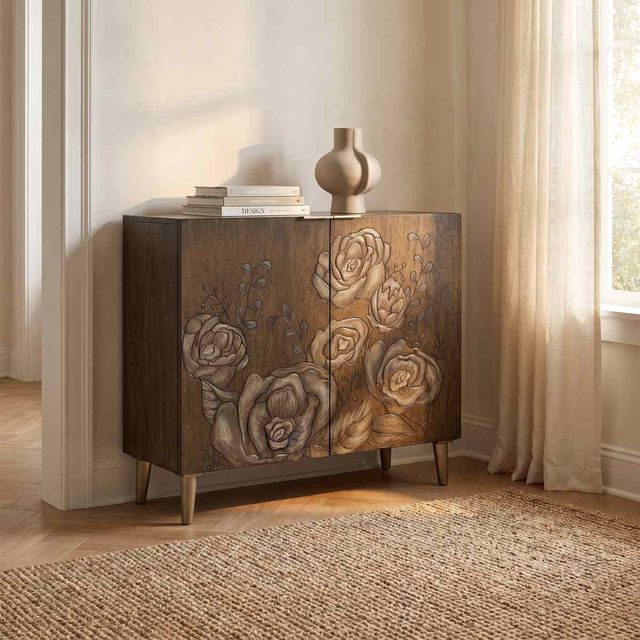 Liberty Furniture Eden Burnished Brown 39" Accent Cabinet-1