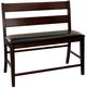 Homelegance® Mantello Cherry/Dark Brown Counter Height Bench-0