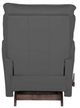 La-Z-Boy® Rowan Graphite Leather Manual Rocking Recliner-4