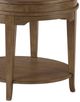 England Furniture Nicolette Brown Oval End Table-2
