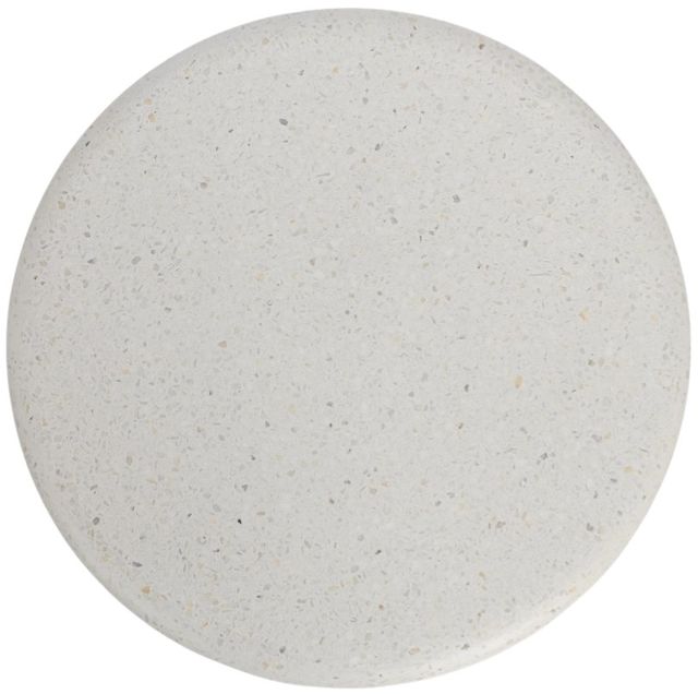 Classic Home Nysa White Concrete Outdoor End Table-3