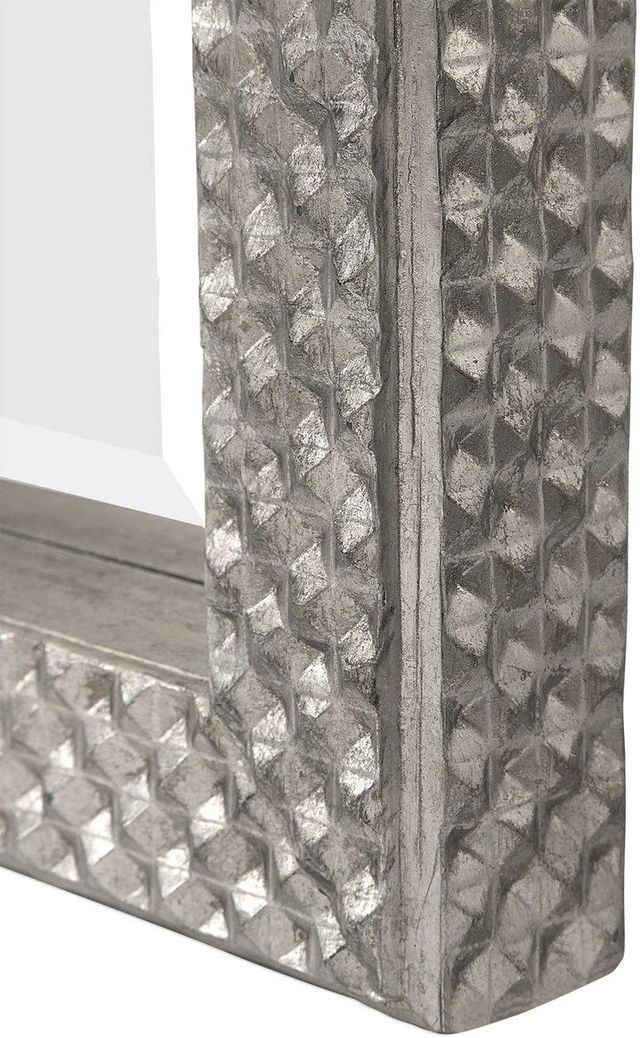 Uttermost® Cacelia Antiqued Metallic Silver Mirror-4