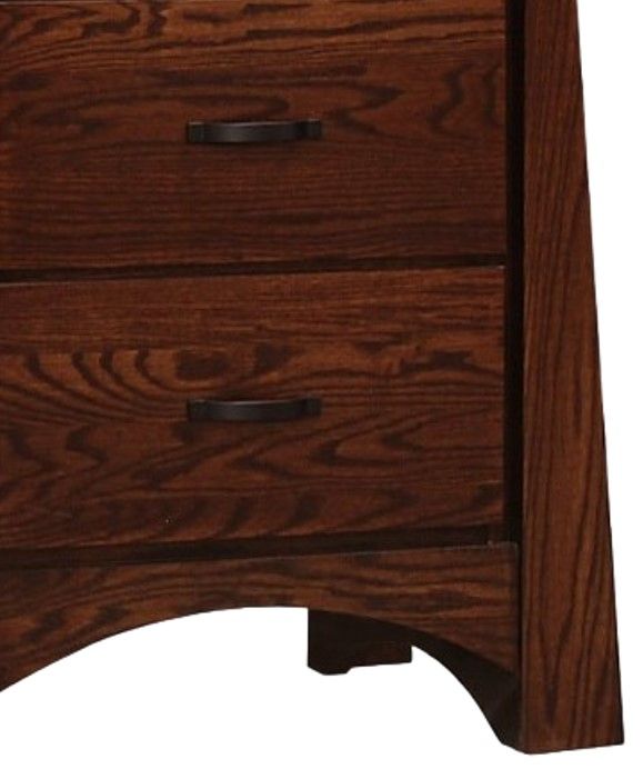 Wolfcraft Furniture Unity Brown 3-Drawer Nightstand-2