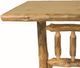 Best Craft Furniture RRP18 Rustic Red Pine Trestle Gathering Table-1