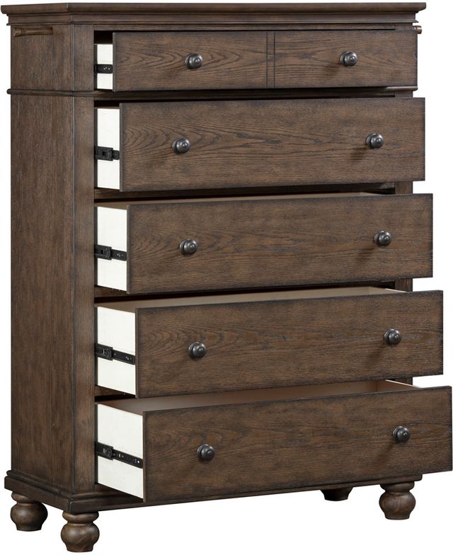 aspenhome® Oxford Cocoa 5-Drawer Chest-2