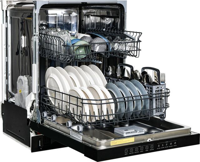 Kenmore® 24" Black Top Control Built-In Dishwasher with UltraWash® System & SmartWash®-2