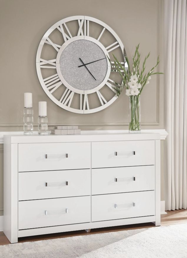 Signature Design by Ashley® Maeling White 6-Drawer Dresser-1