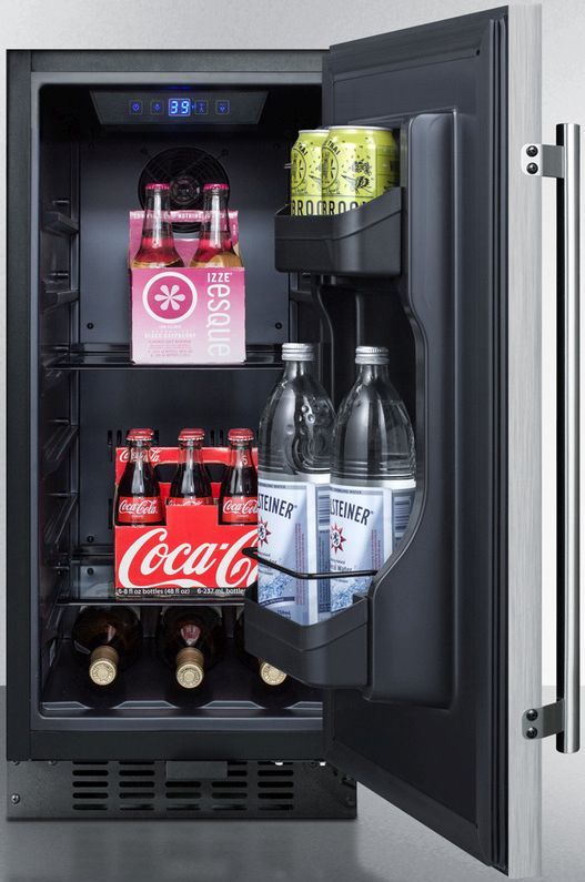 Summit® 2.2 Cu. Ft. Stainless Steel Under the Counter Refrigerator-3