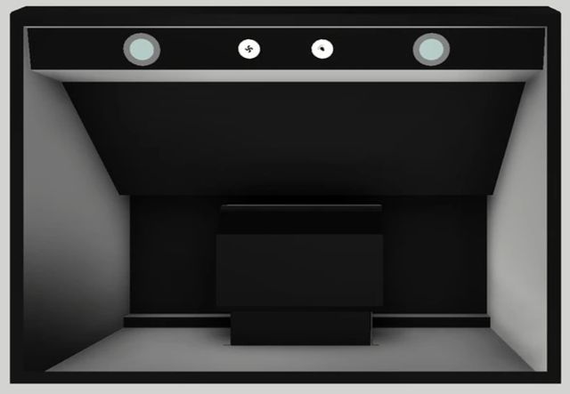 Vent-A-Hood® 36" Black Wall Mounted Range Hood-2