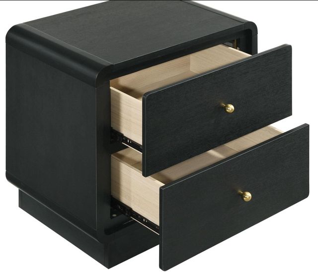 Coaster® Cavelle Black Nightstand-2