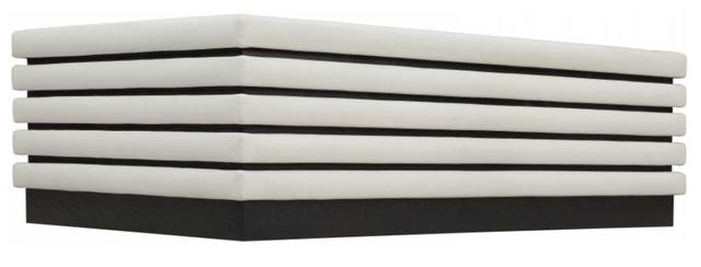 Meridian Furniture Rory Cream/Black Rectangular Coffee Table-1