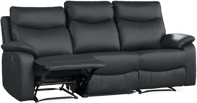 Mazin Furniture Wembley 3-Piece Black Modular Reclining Sofa-2