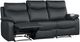Mazin Furniture Wembley 3-Piece Black Modular Reclining Sofa-2