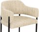 TOV Furniture Sezanne Matte Black/Taupe Dining Chair-5