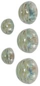 A & B Home 5-Piece Green Round Wall Decor Set-1
