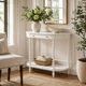 Crestview Alden White Console Table-1