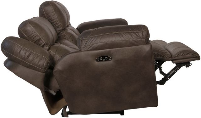 Catnapper® Ferrington Dusk Power Headrest with Lumbar Power Lay Flat Reclining Sofa-8