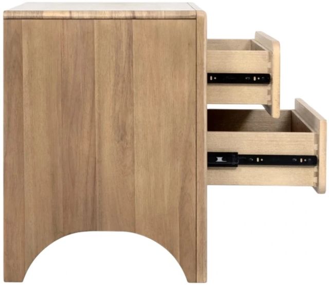 Modus Furniture Brentwood Brioche 2-Drawer Nightstand-4