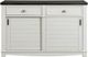 Elements International Kayla Two-Tone Grey Server-0