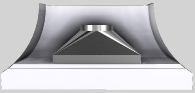 Vent-A-Hood® Designer Series 66" White Wall Mounted Range Hood-2