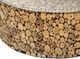 A & B Home Beige Driftwood Coffee Table-1