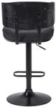 Armen Living Brooklyn Black Adjustable Swivel Bar Stool-3