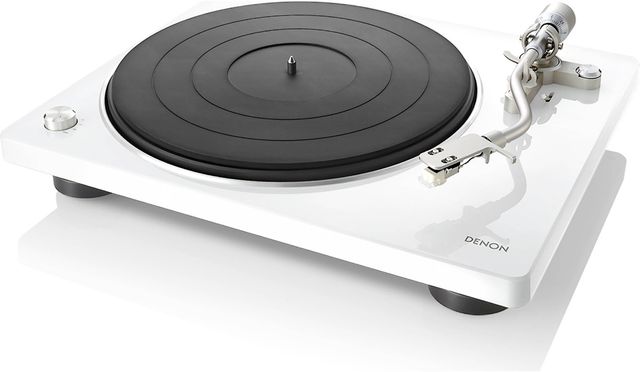 Denon® White Hi-Fi Turntable-2