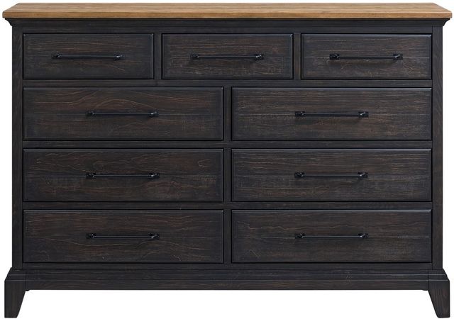 Elements International Montrose Brown/Espresso Dresser-3