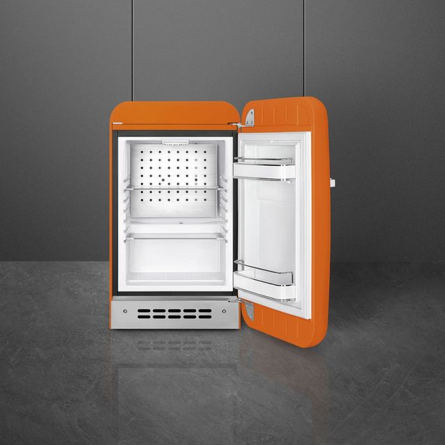 Smeg 50's Retro Style 16" 1.3 Cu. Ft. Orange Compact Refrigerator-1