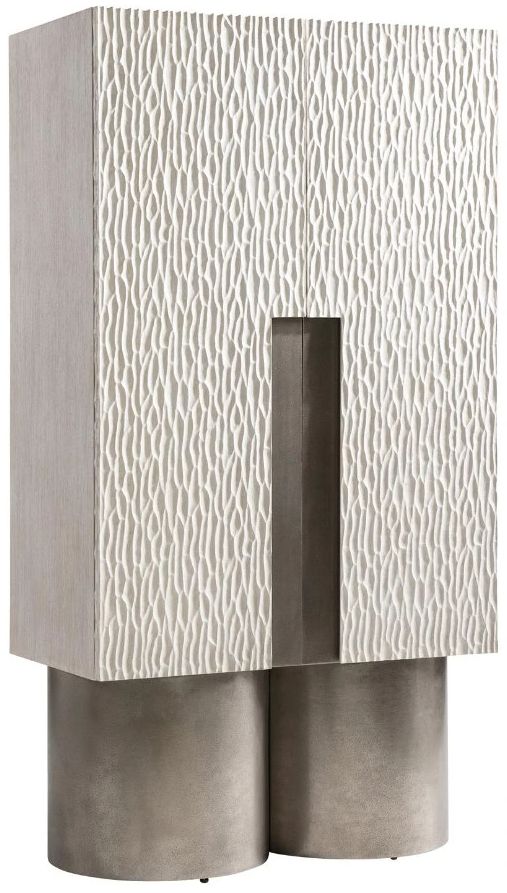 Bernhardt Solaria Weathered Bone Bar Cabinet-0