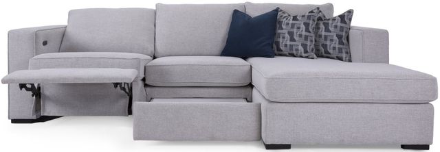 Decor-Rest® Furniture LTD 2-Piece Power Reclining Right-Arm Facing Sectional and Chaise-2