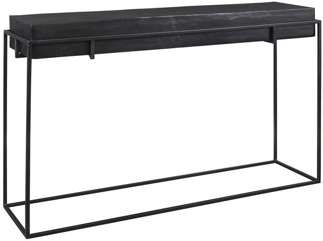 Uttermost® Telone Black Console Table-0