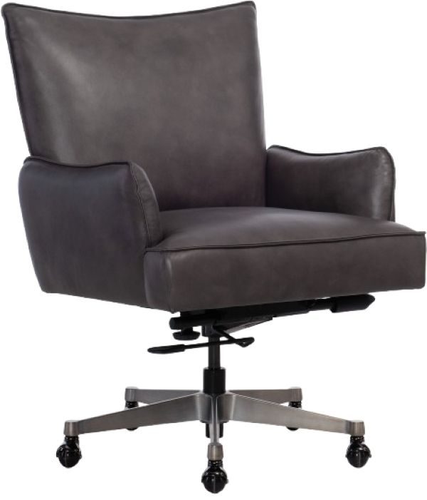 Hooker® Furniture EC Quinn Denovo Thunder Executive Swivel Tilt Chair-0