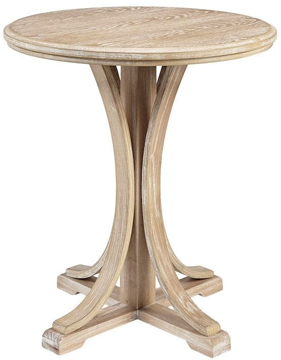 Olliix by Martha Stewart Reclaimed Wheat Fatima Round Accent Table-0