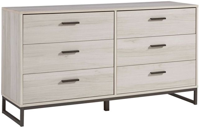 Signature Design by Ashley® Socalle 3-Piece Natural Twin Panel Headboard Bedroom Set-3