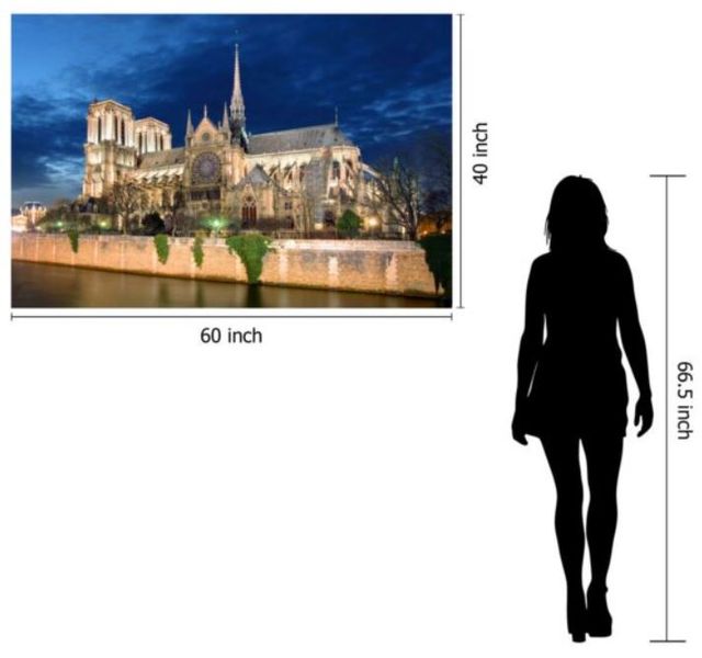 Classy Art Notre Dame Cathedral 1 Wall Art-2