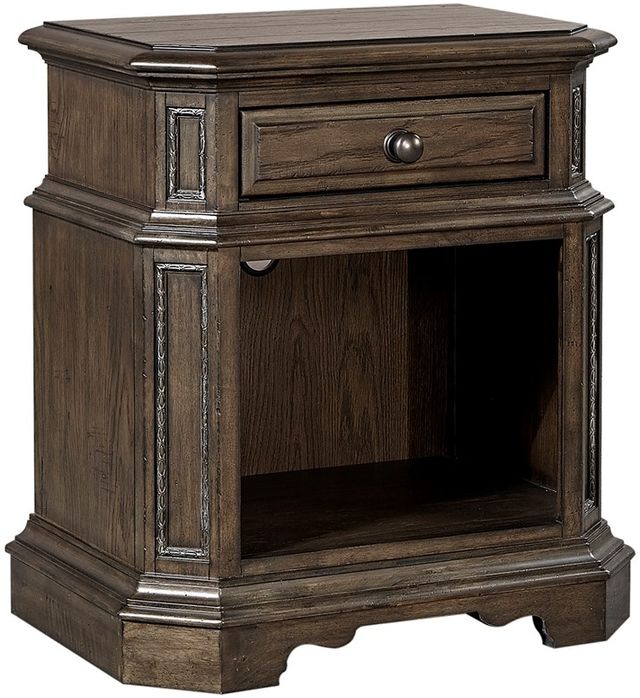 aspenhome® Foxhill Truffle Nightstand-0