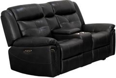 Behold™ Home Belaire Chestnut Power Reclining Console Loveseat