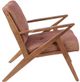 Olliix by INK+IVY Orange Rocket Lounge Chair-1