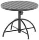 Homecrest™ Outdoor Living Customizable Latitude Aluminum Round Outdoor Adjustable Table-0