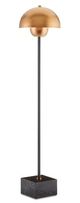 Currey & Company La Rue Brushed Brass/Black Table Lamp-1