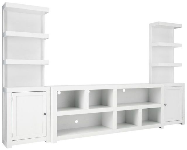 aspenhome® Mackenzie White Entertainment Wall-0