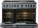 Viking® 7 Series 48'' November Sky Pro Style Dual Fuel Range with Griddle-1