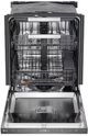 LG FlushFit™ 24" Black Stainless Steel Top Control Built-In Dishwasher with QuadWash® Pro-1