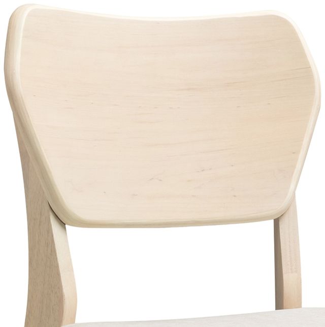 Intercon West End Ivory/Natural Curved Panel Side Chair-1