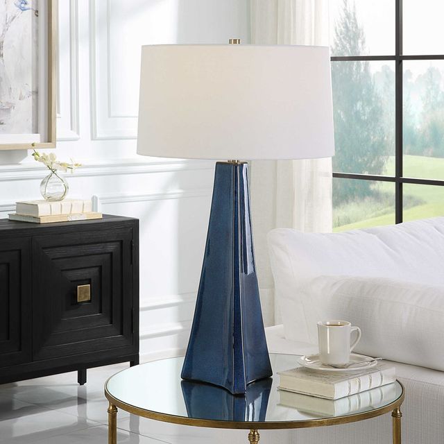 Uttermost® Teramo Blue Ombre Table Lamp-1