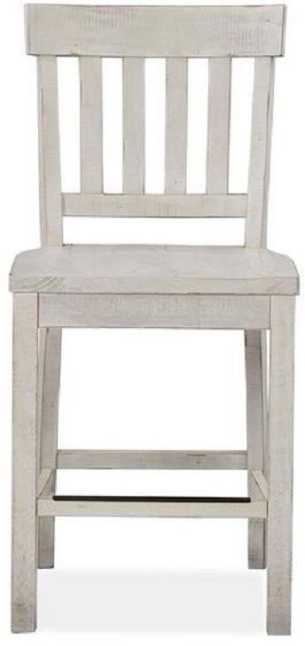 Magnussen Home® Bronwyn Alabaster Counter Chair-2